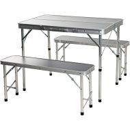 Kemping bútor szett 1 asztal és 2 pad