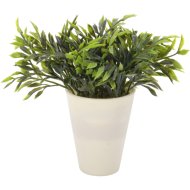 Műnövény cserepes zöldnövény 19x13x13cm 4-féle