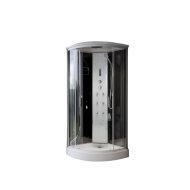 HIDROMASSZÁZS ZUHANYKABIN ELEKTONIKÁVAL 90X90X215CM