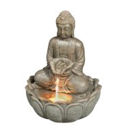 Praktiker LED-es 25x18x34cm kerti szökőkút