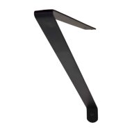 Yvette konzol 18x18x2,4cm fekete fém