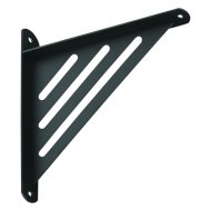 Konzol 19x20x2,4cm fekete rácsos fém