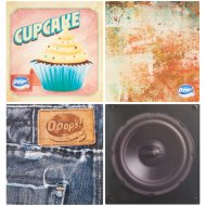 Ooops! papír zsebkendő 3 rétegű 54 db kocka dobozos 4-féle