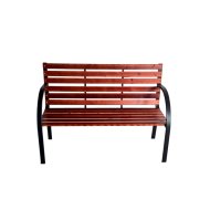 Reckmann Acél keretes 2 üléses fa kerti pad