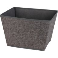 Tárolódoboz 39x30x24cm világosszürke poliészter