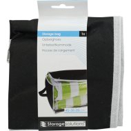 Tárolótáska 20x30x45cm fekete polipropilén