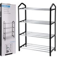 Cipőtartó 41,5x18,5x58,5cm fekete