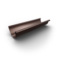 Ereszcsatorna L=3m D=125mm RAL 8017 barna