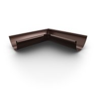 Fém 90 fokos belső könyök, D=125mm, Ral 8017 barna