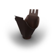 Fém betorkollócsonk D=125/90mm Ral 8017 barna