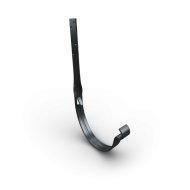 Fém ereszcsatorna horog csavart 200mm D=125mm RAL7016 grafit