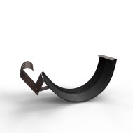 Fém ereszcsatorna tartó D=125mm Ral 8017 barna