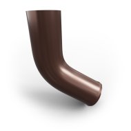 Fém lefolyó könyök, D=90mm, Ral 8017 barna