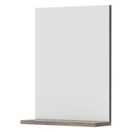 Savini Perla-N tükör 37x49x12cm polccal dió színben