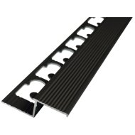 VIARPROFIL SZÖGLETES BEÉPÍTHETŐ LÉPCSŐ PROFIL ELOXÁLT ALUMÍNIUM 10MMX2,5M BRONZ