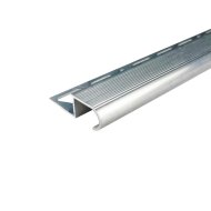 VIARPROFIL ÍVES BEÉPÍTHETŐ ALUMÍNIUM LÉPCSŐ PROFIL 10MMX2,5M NATÚR