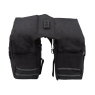 Cardamo Kerékpár táska csomagtartóra 2 részes fekete