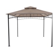 Reckmann Fémvázas 304x304x293cm pavilon barna tetőponyvával