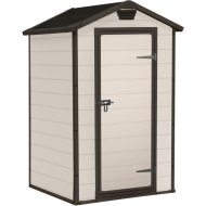 KETER SZERSZÁMOSHÁZ MŰANYAG "MANOR" 128X95X196CM 4X3 BÉZS