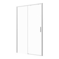 Sanotechnik Sanoslim zuhanyfülkeajtó 98-102x200cm 6mm víztiszta üveg-króm