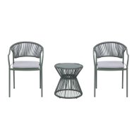 Reckmann 3 részes fémvázas kerti bútor szett