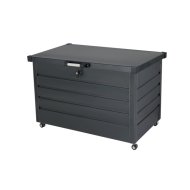 Reckmann antracit színű 270l kerti tároló kerekekkel