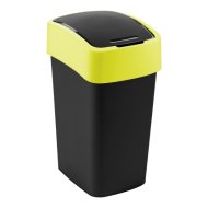 Curver Pacific Flip Bin billenő fedeles szemetes 25L fekete-sárga