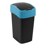 Curver Pacific Flip Bin billenő fedeles szemetes 25L fekete, kék
