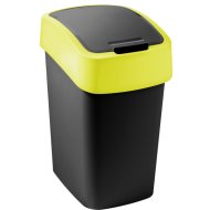 Curver Pacific Flip Bin billenő fedeles szemetes 9L fekete-sárga