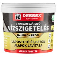 DenBit DN Profi gumi-aszfalt alapú 5kg fekete vízszigetelés gyorsan száradó