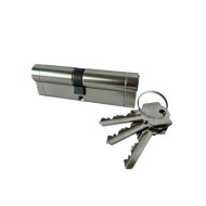 Zárbetét 45mm/50mm +3 kulcs nikkel 758 fúrásvédett