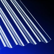 Ggliss PVC sinus profillemez 1,2x0,8m átlátszó, 0,96m2/tábla