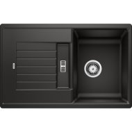 Blanco Zia 45S fekete silgranit lefolyós mosogató csepptálcával