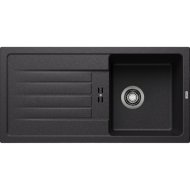 Blanco Favum 45S fekete silgranit lefolyós mosogató csepptálcával