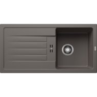 Blanco Favum 45S vulkánszürke silgranit mosogató lefolyós csepptálcával