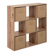 Arvika 20D 9 rekeszes polc 89x89x28cm artisan-bézs