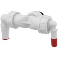 Dupla csonk G1"/8-23 szelepekkel