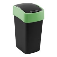Curver Pacific Flip Bin billenő fedeles szemetes 25L fekete/zöld
