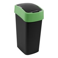 Curver Pacific Flip Bin billenő fedeles szemetes 45L fekete-zöld