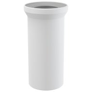 Alca csatlakozó álló WC-hez DN110 hossz:250mm, PP, fehér, egyenes