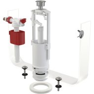 Alca WC öblítő készlet STOP nyomógombbal fehér, kerámia öblítő tartályokhoz