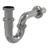 Alca bidé szifon DN32 krómozott fém, csatlakozás 32mm