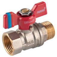 Ferro F-Comfort golyóscsap 1", KB pillangókarral