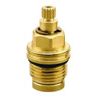 Ferro szelepbetét kétkaros csaptelepekhez, 15-ös menettel, sárgaréz