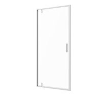 Sanotechnik Sanoslim zuhanyfülkeajtó 88-92x200cm, 6mm edzett üveg, króm színű profil