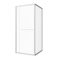 Sanotechnik Sanoslim zuhanykabin 100x100x200cm, szögletes, 6mm víztiszta üveg, króm keret, vízlepergető bevonat