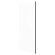 Wasserburg Dualdoor zuhanyoldalfal 80x200cm, 8mm edzett üveg, fekete profil