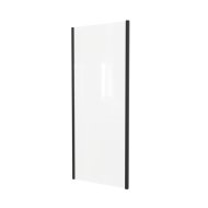 Wasserburg Optidoor zuhanyoldalfal 90x195cm, 6mm edzett üveg, fekete profil