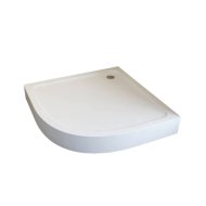 Oceano zuhanytálca akril 80x80x12cm íves fix előlappal