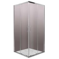 Precisio 80x80x185cm zuhanykabin, 5mm víztiszta biztonsági üveg